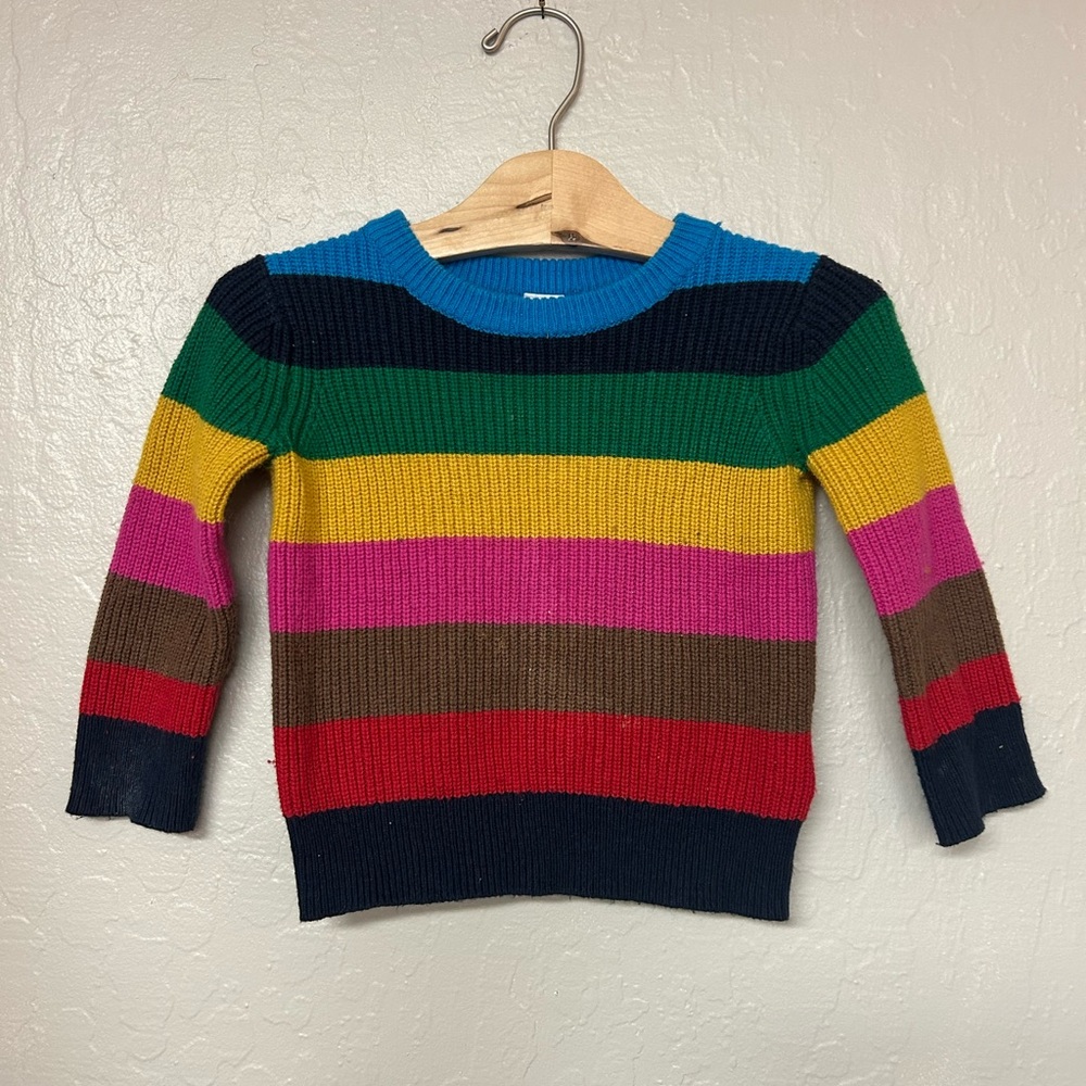$15 ADD ON y2k vintage baby gap stripe sweater 18-24M Zara Janie and‎ Jack